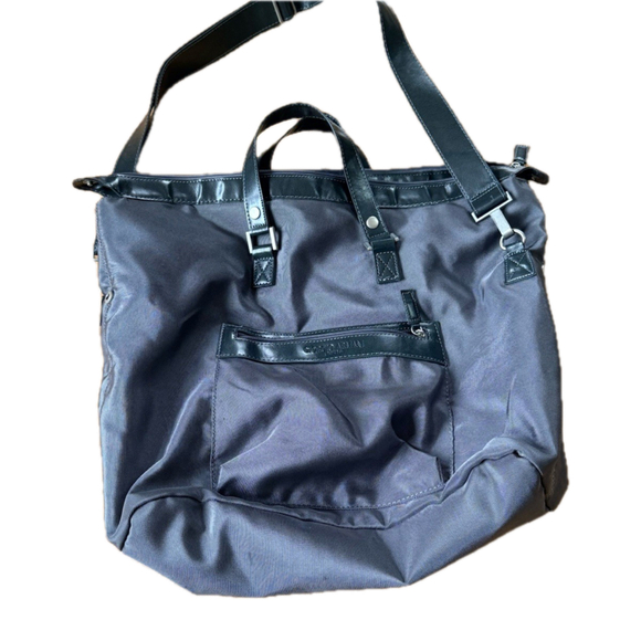 Giorgio Armani Large Bags for Men for sale | eBay Giorgio Armani Parfums Large Gray  Nylon Shoulder Strap Bag Tote Holdall Weekend